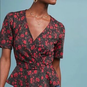 Meadow Rue by Anthropologie peplum top